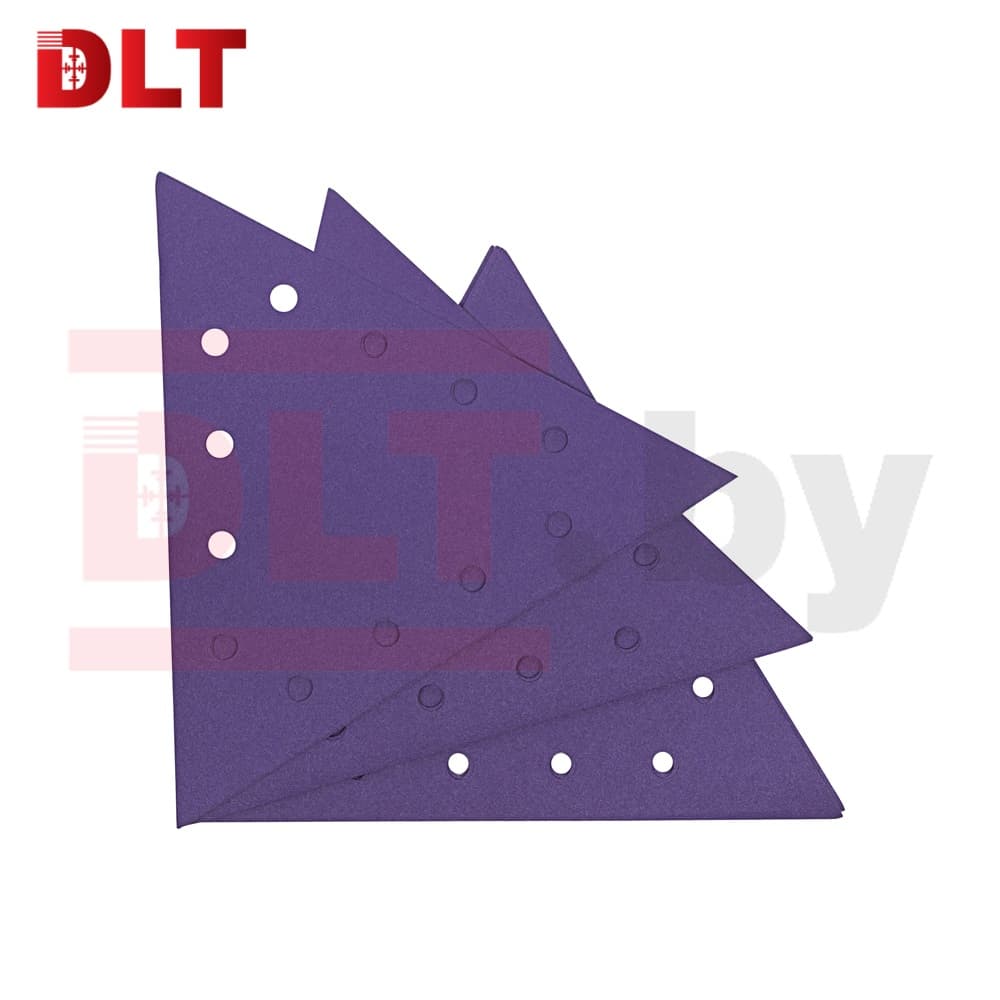 Треугольник шлифовальный DLT GrandFlex PURO-CERAMIC, P120, 285мм, 10шт, (на бумаге, керамика точной формы), арт.3452