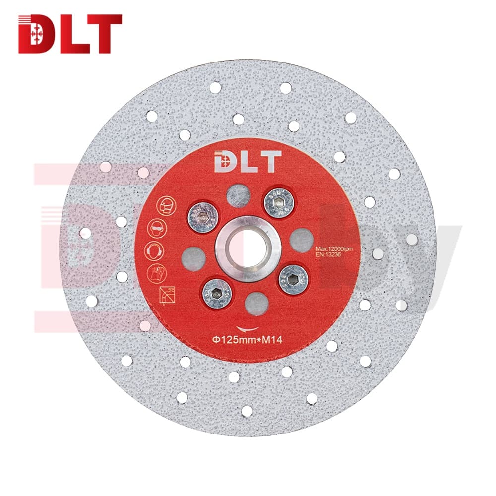 Универсальный шлифовально-отрезной алмазный диск DLT №10 VACUUM, 125мм, арт.1407 - фото 4
