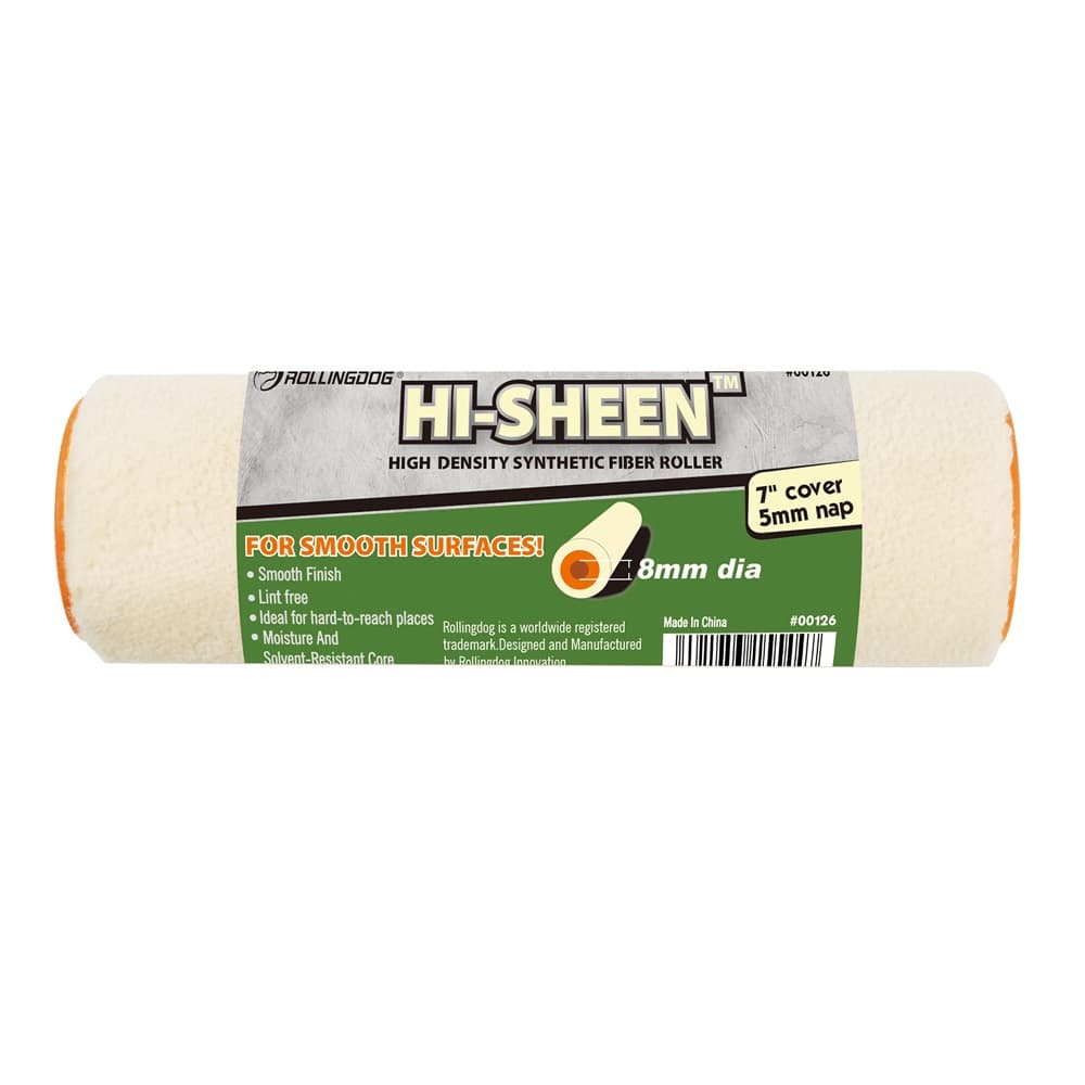 Валик Rollingdog HI-SHEEN 180мм, ворс 5мм, для бюгеля 8мм, велюр арт.00126 - фото 2