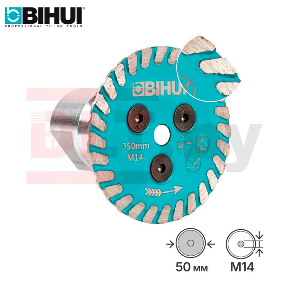 Алмазный диск BIHUI MINI THIN TURBO, 50мм, арт.DCW50