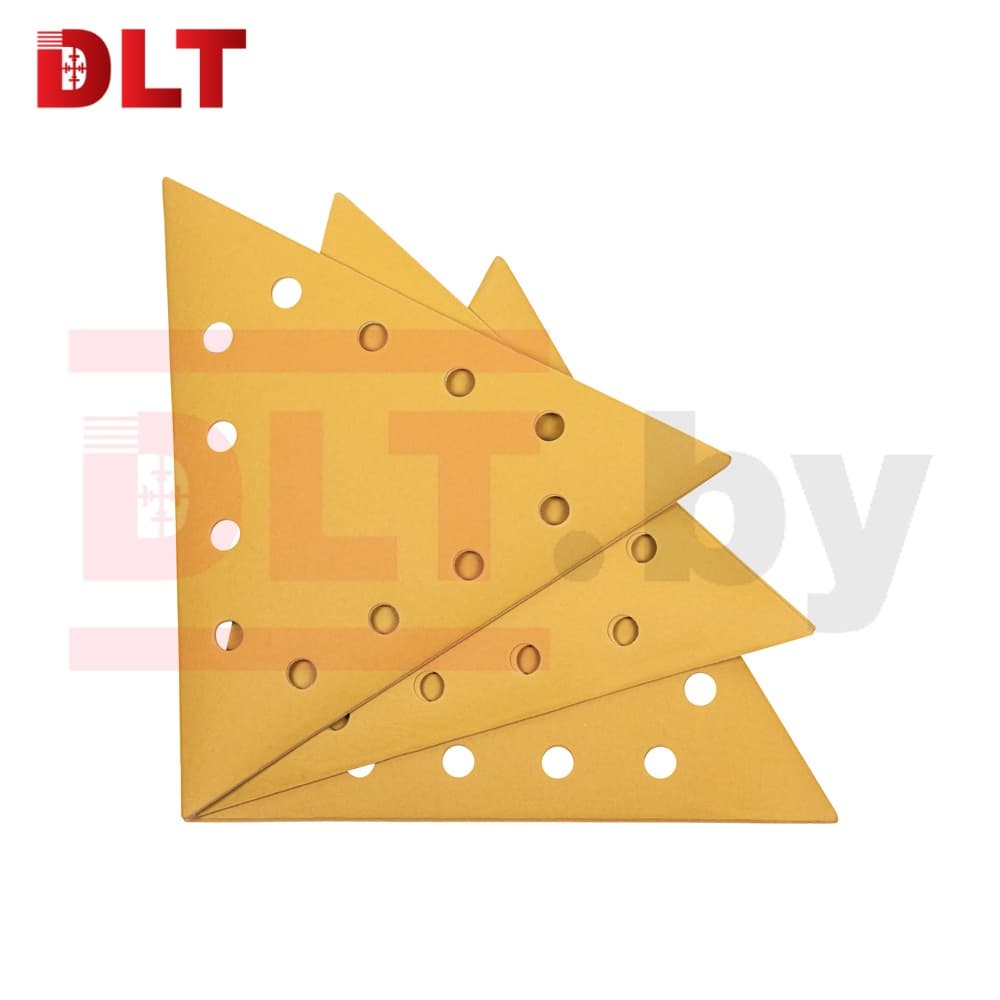 Треугольник шлифовальный DLT GrandFlex GOLD, P320, 285мм, 10шт, (на бумаге, оксид алюминия), арт.3626