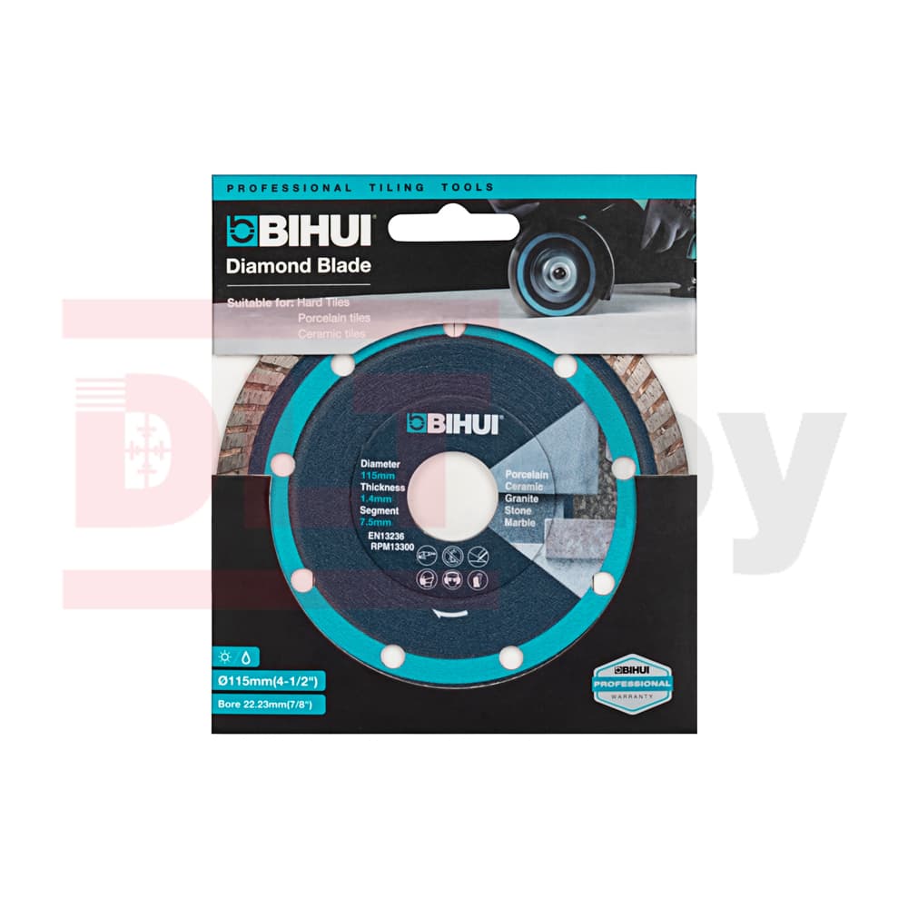 Алмазный диск BIHUI THIN TURBO, 115х1,4мм, арт.DCBT115 - фото 5