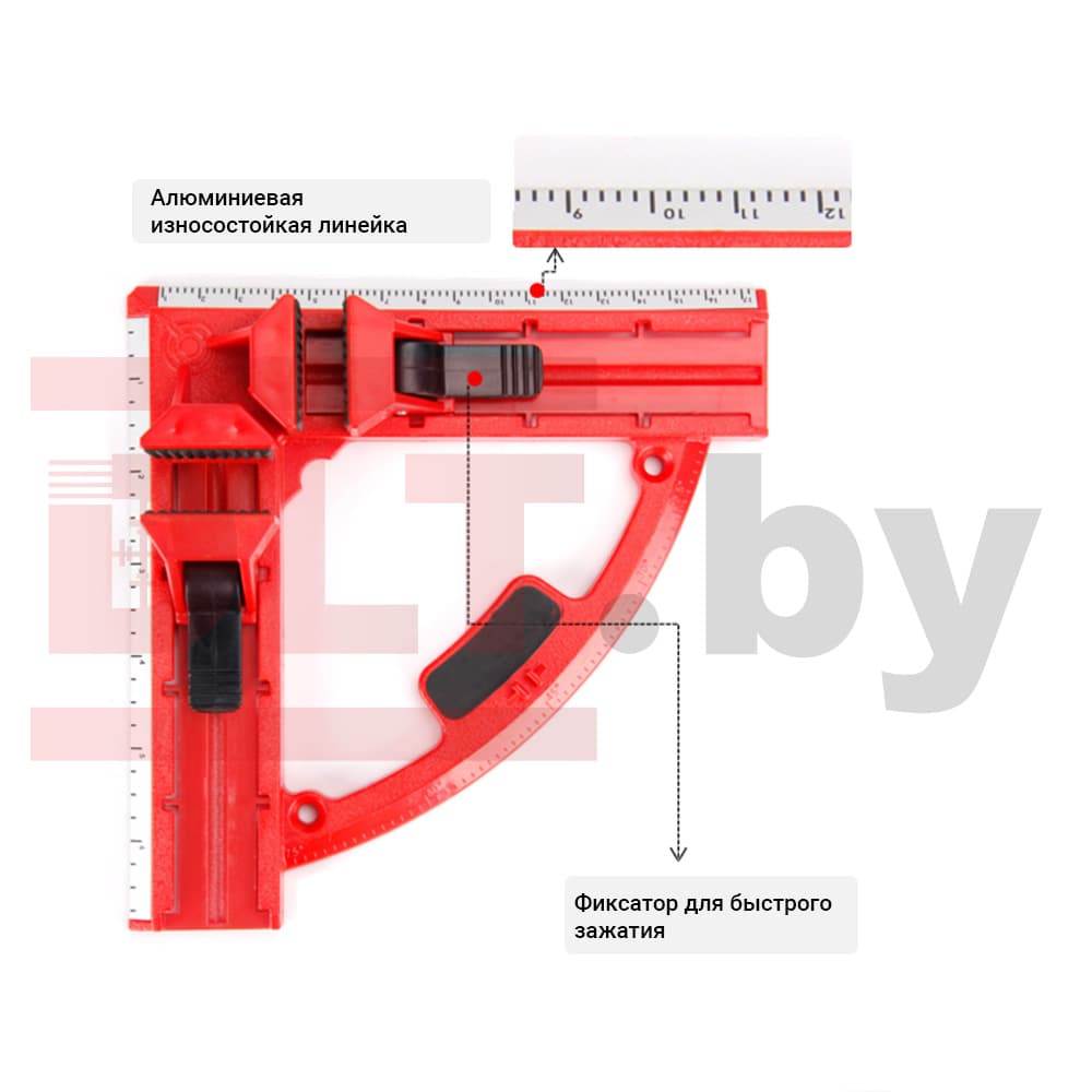 Струбцина угловая DLT 95мм арт.81600 - фото 4