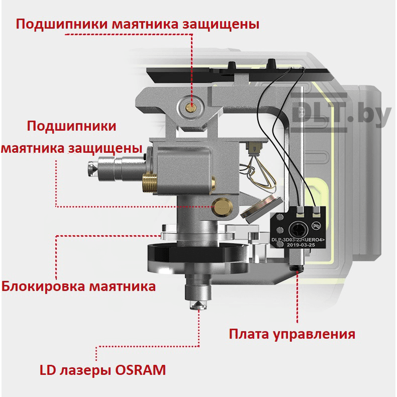 Лазерный уровень DLT EK-212 PRO, арт.0174 - фото 24
