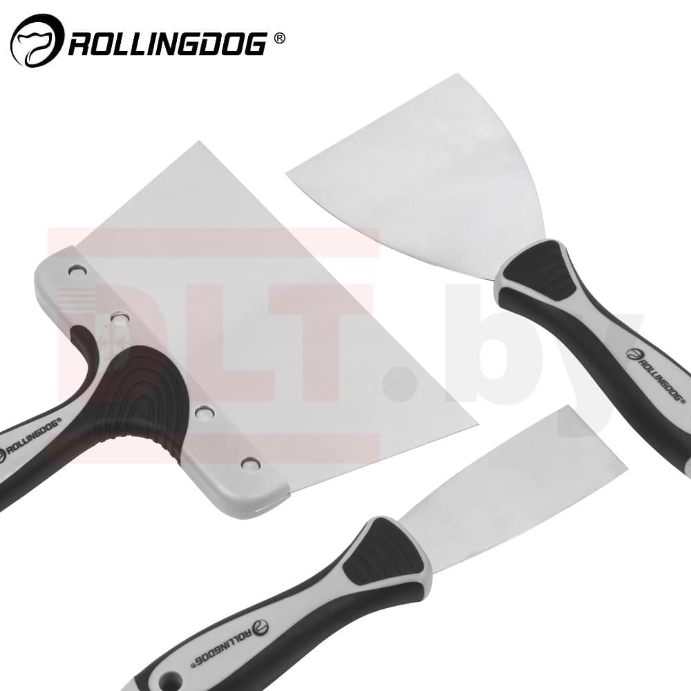 Набор шпателей Rollingdog 1.5/ 4/ 8&amp;quot; (37/100/200мм), серия Professional, арт.50369