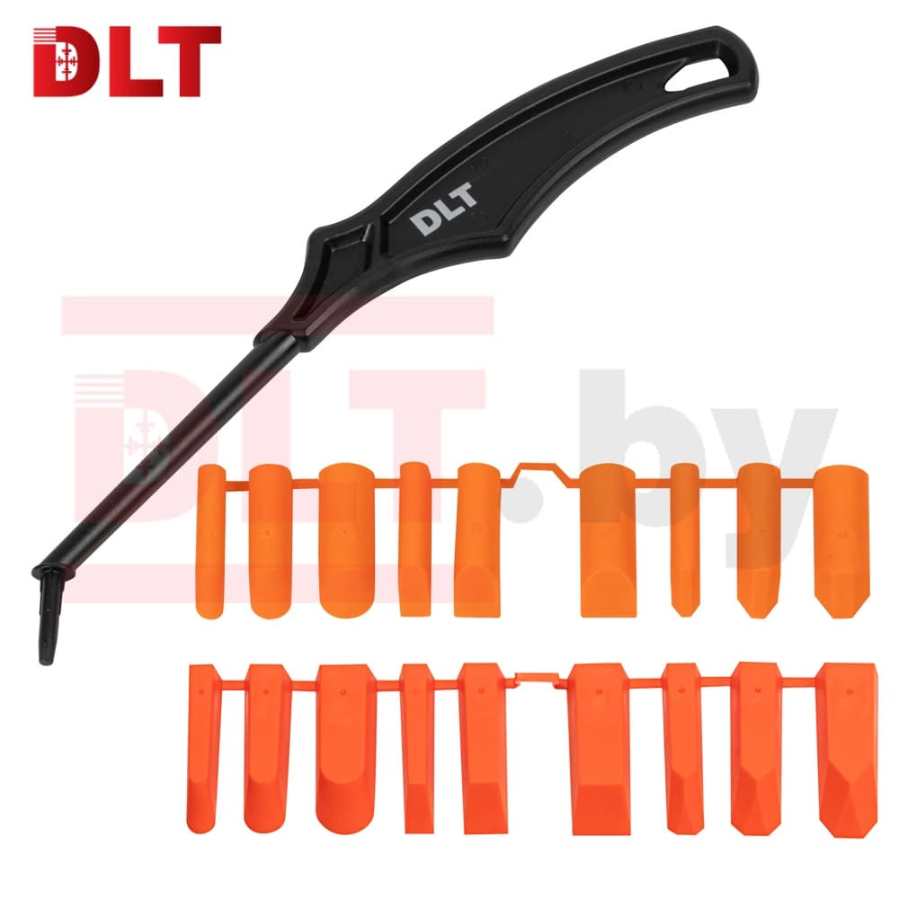 Набор шпателей для силикона DLT Silicone, комплект 18 насадок, арт.1744