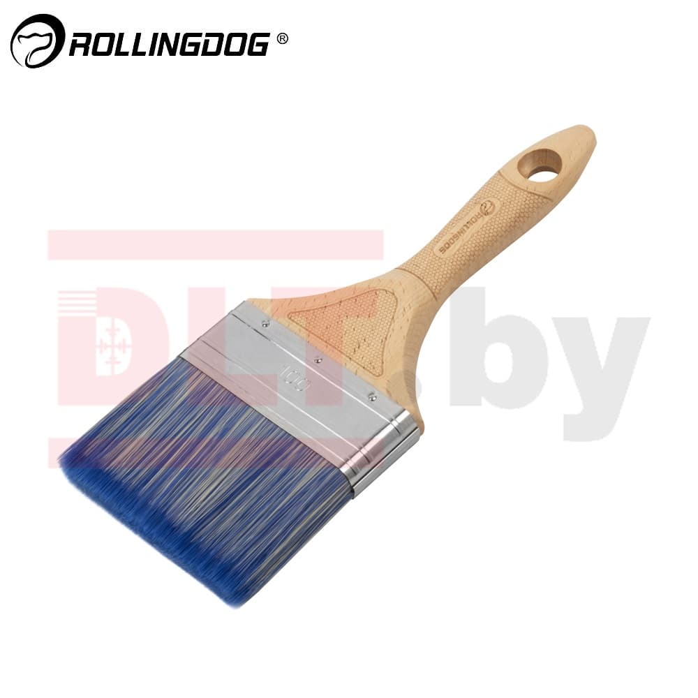 Кисть Rollingdog BP1000 100мм, прямой срез, синтетика, серия Elite, арт.10669
