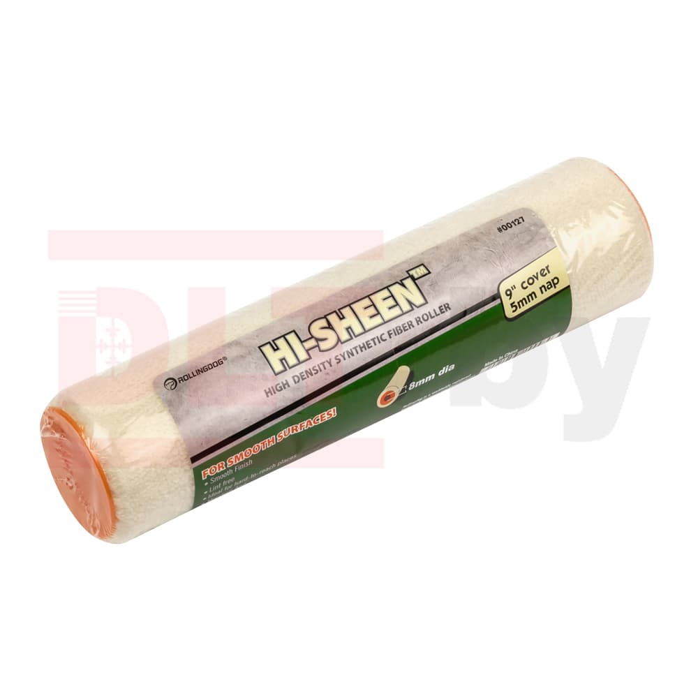 Валик Rollingdog HI-SHEEN 230мм, ворс 5мм, для бюгеля 8мм, велюр, арт.00127 - фото 3
