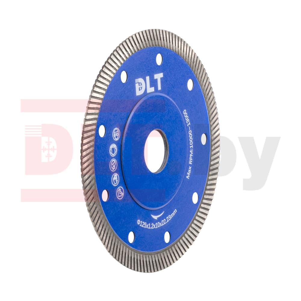 Алмазный диск DLT №19 (SUPER THIN TURBO), 125х1,2мм, арт.1424 - фото 3