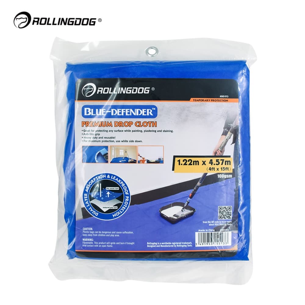 Укрывная ткань Rollingdog BLUE DEFENDER 122см x 457см, арт.80193