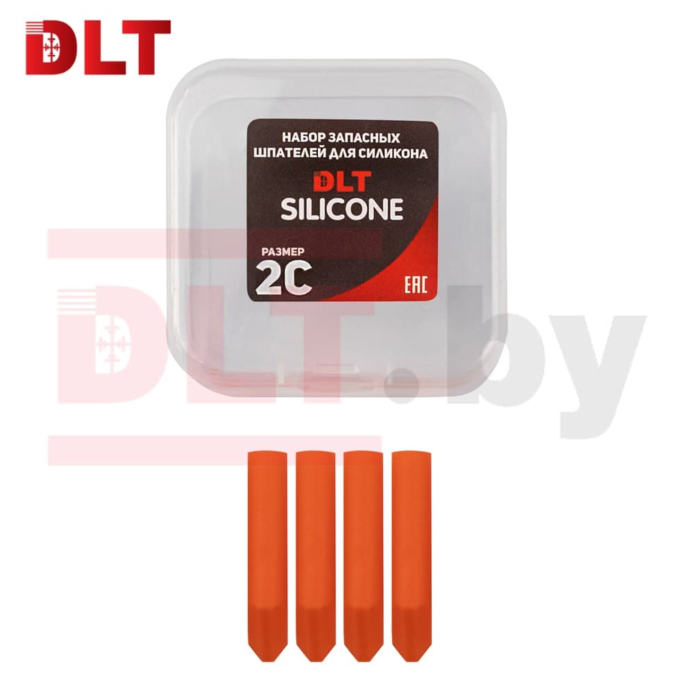 Набор запасных шпателей для DLT Silicone, (размер 2С) ОРАНЖЕВЫЕ, арт.1583