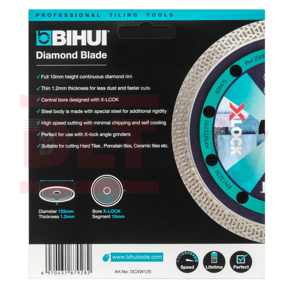 Алмазный диск BIHUI B-MAGIC, X-LOCK, 125мм, арт.DCXW125 - фото 6