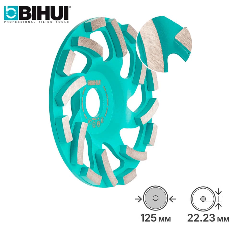 Алмазная фреза BIHUI FAN 125мм, арт.DCWF5