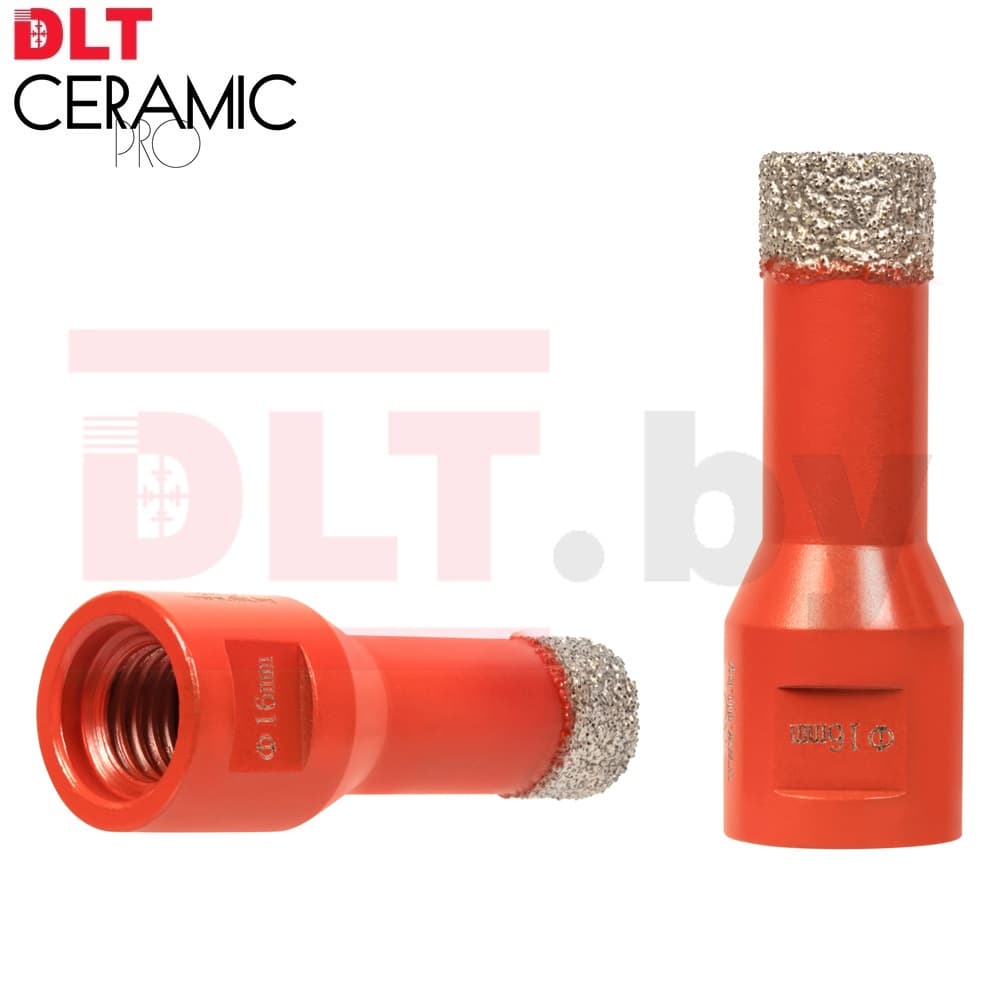 Алмазная коронка по керамограниту DLT CERAMIC PRO,16мм, арт.0845