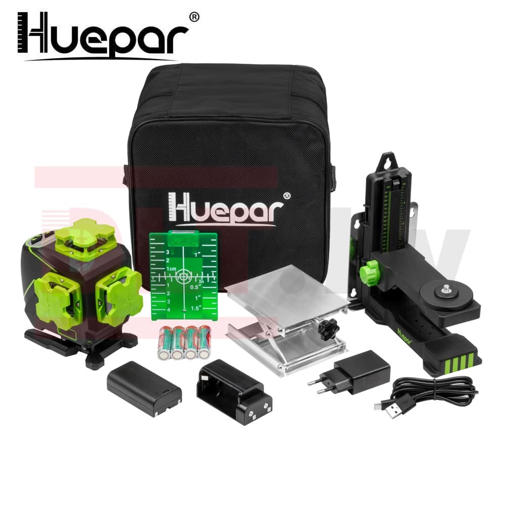 Уровень лазерный Huepar S04CG-L, арт.0183