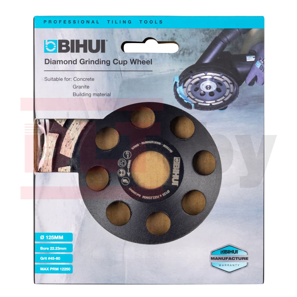 Алмазная фреза BIHUI DUAL-ROW MAX 125мм, арт.DCWD5 - фото 4