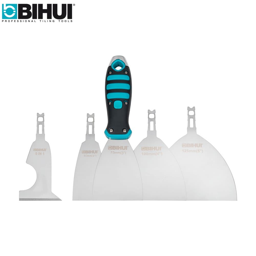 Набор шпателей со сменными лезвиями BIHUI (6 предметов), арт.PTKSS6