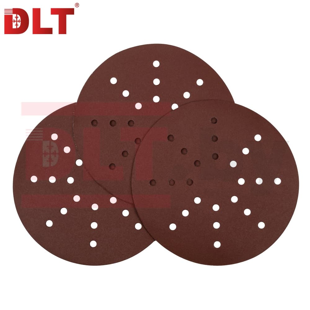 Круг шлифовальный DLT GrandFlex RED, P150, 225мм, 10шт, (на бумаге, оксид алюминия), арт.4509