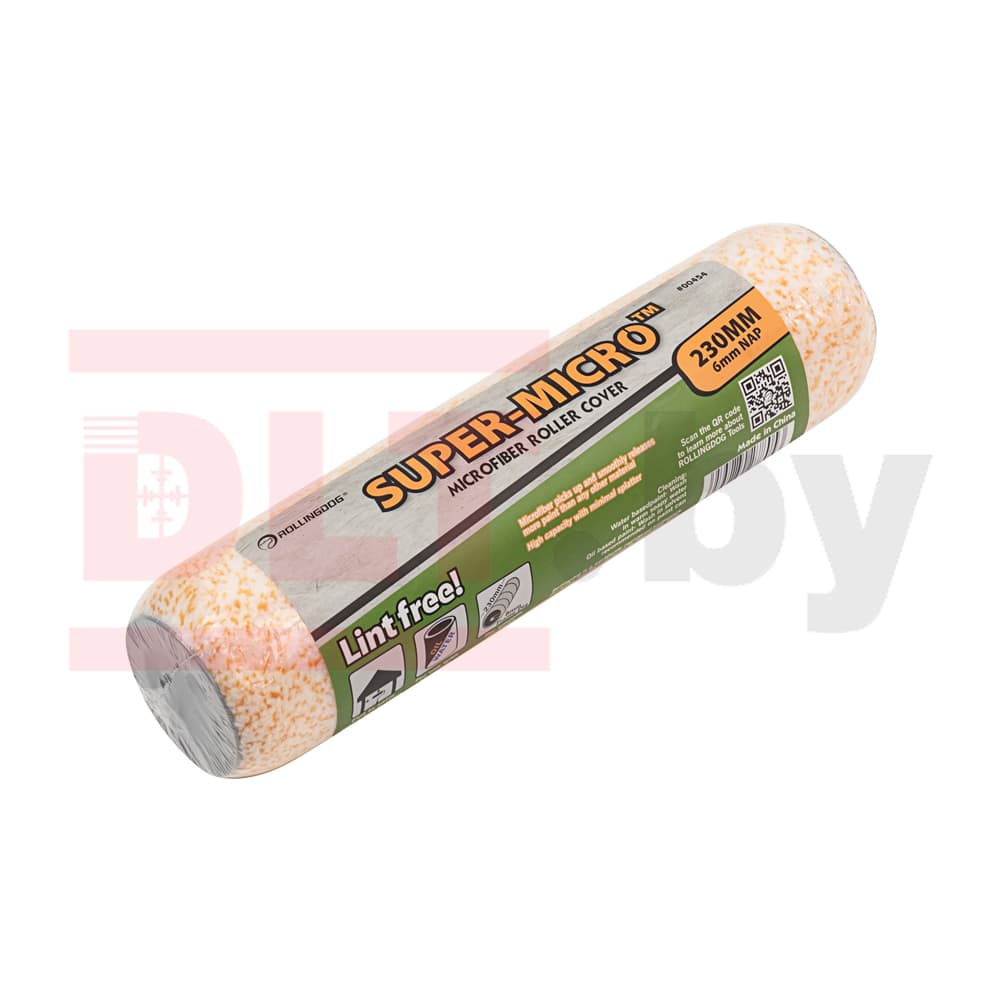 Валик Rollingdog SUPER-MICRO 230 мм, ворс 6 мм, для бюгеля 8 мм, микрофибра, арт.00454 - фото 3