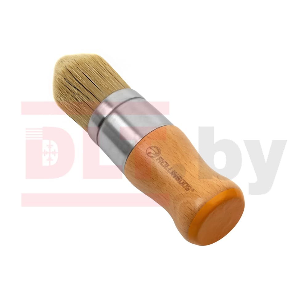 Кисть с короткой ручкой Rollingdog Design 38мм, круглая, смешанная щетина, серия Professional, арт.10688 - фото 2