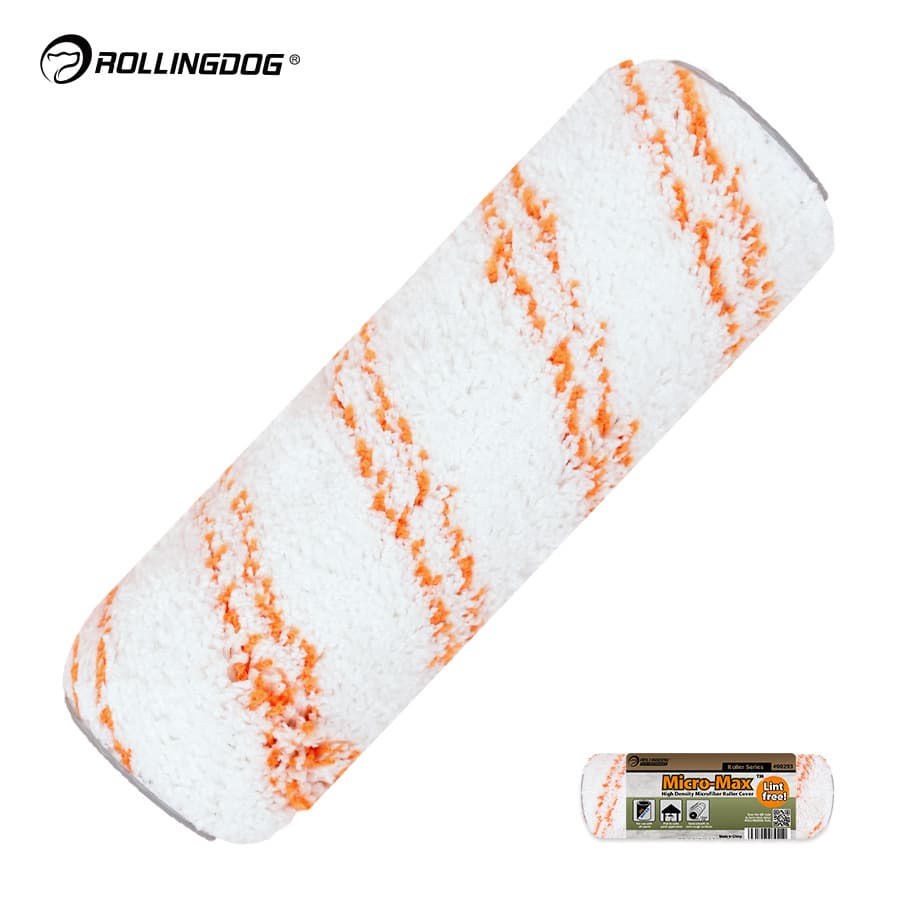Валик Rollingdog High Density 180мм, ворс 12мм, для бюгеля 8мм, микрофибра, арт.00293 - фото 6