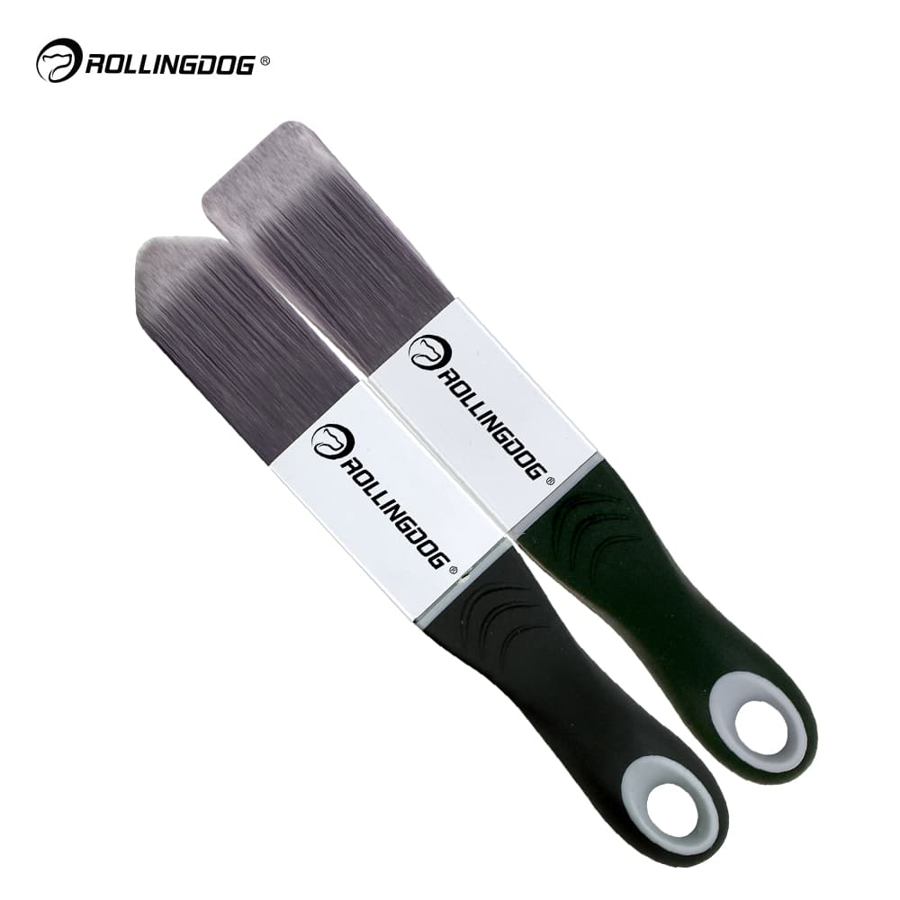 Набор кистей с короткой ручкой Rollingdog PT-1000 22/24/мм, синтетика, серия Professional, арт.10593 - фото 5