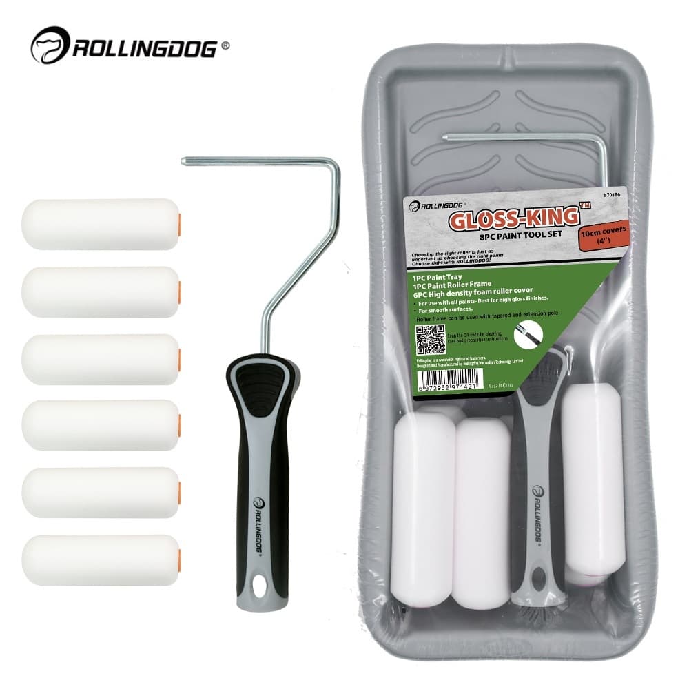 Набор малярный Rollingdog GLOSS-KING (8 предметов), серия Professional, арт.70186