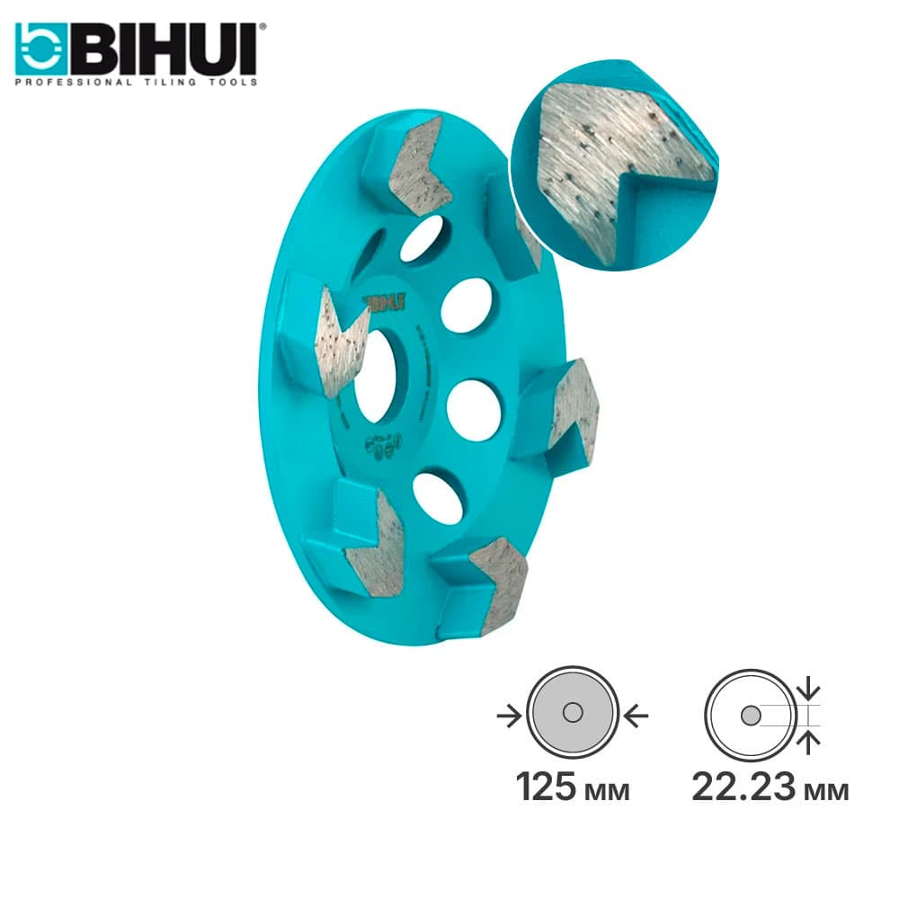 Алмазная фреза BIHUI ARROW 125мм, арт.DCWA5