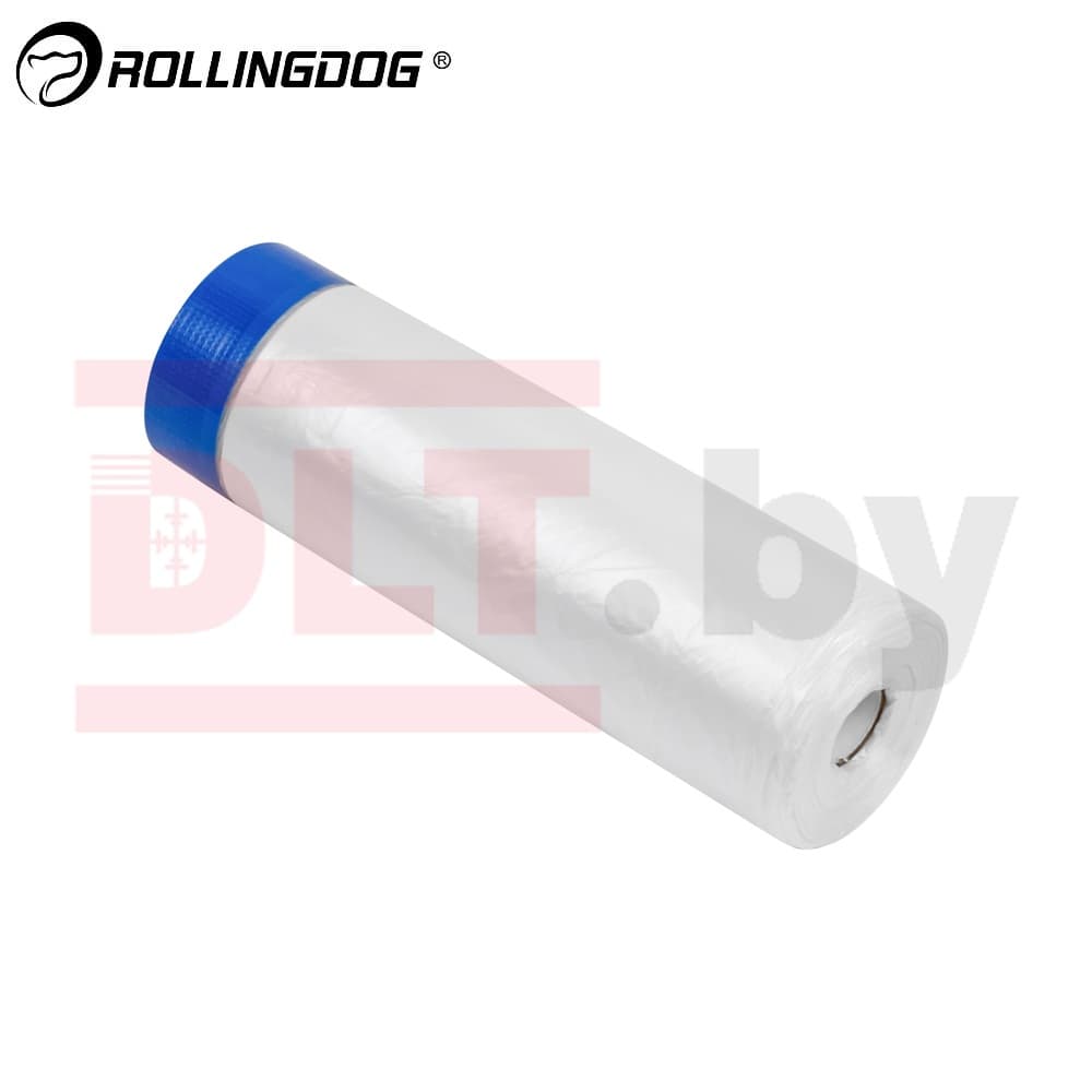 Укрывное полотно на малярной ленте Rollingdog STUCCO TAPE 270см*15м, арт.81538