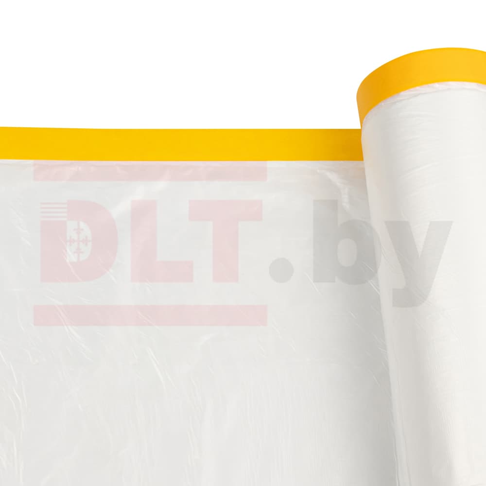 Укрывное полотно на малярной ленте Rollingdog WASHI-SHIELD 8мкм, 150см*30м, арт.80261 - фото 2