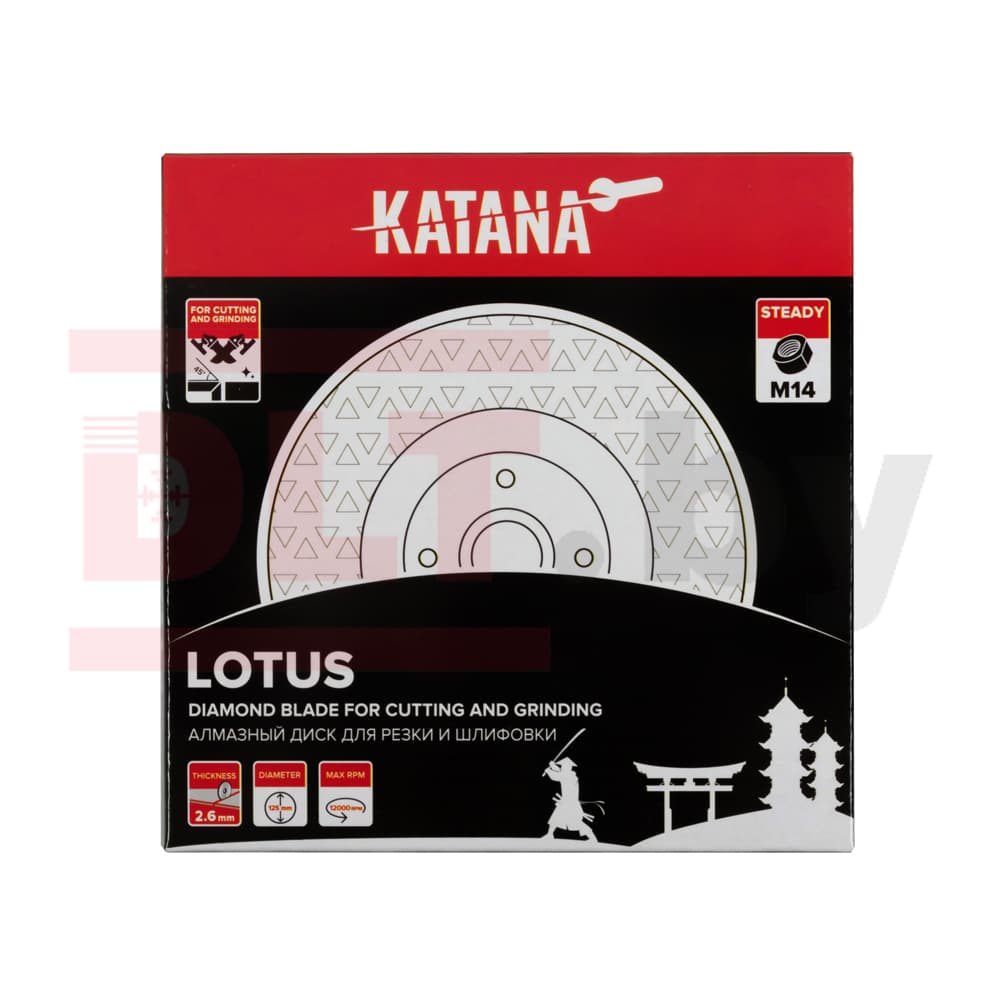 Диск алмазный КАТАNА LOTUS для шлифовки 125мм, на фланце М14, арт.3305 - фото 4