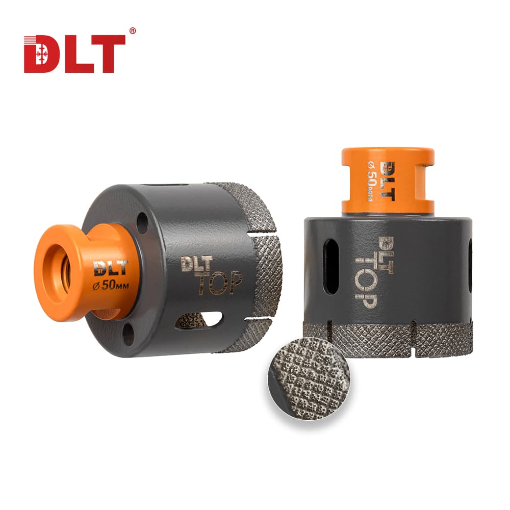 Коронка алмазная для керамогранита и камня DLT TOP, 50мм, арт.2103