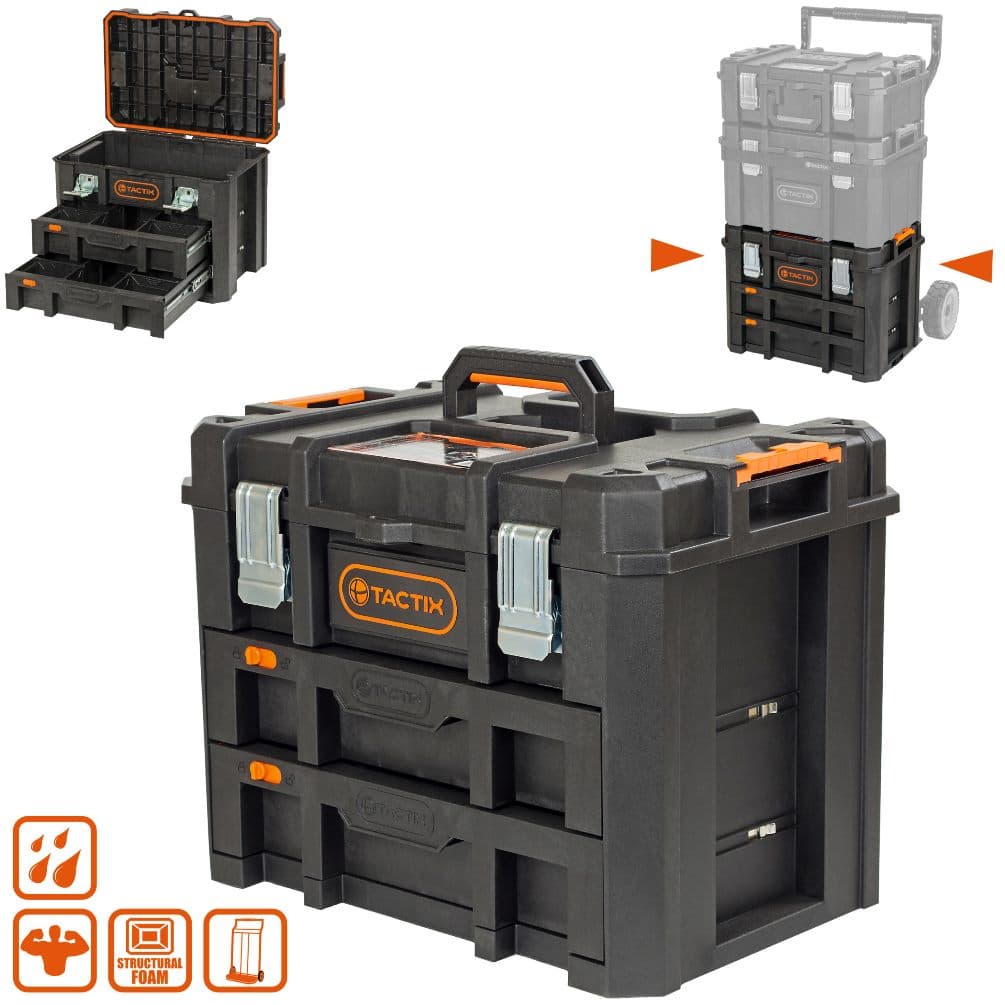 Ящик для инструментов Tactix, арт.320362,серия PRO