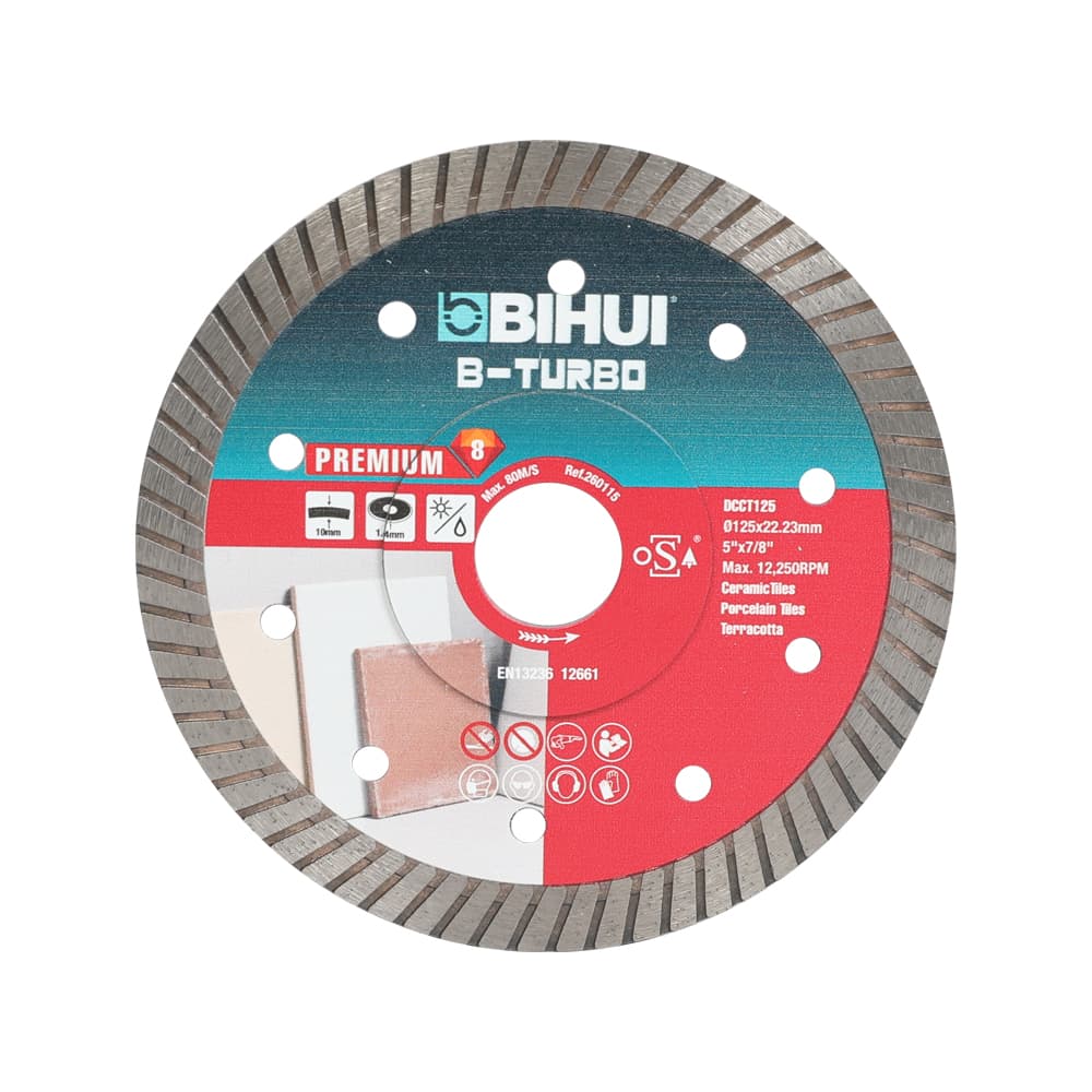 Алмазный диск BIHUI B-TURBO, 125х1,4мм, арт.DCCT125