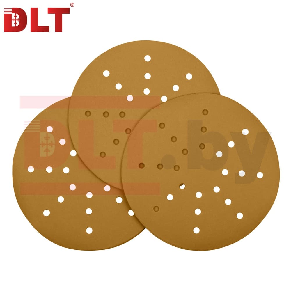Круг шлифовальный DLT GrandFlex GOLD, P220, 225мм, 10шт, (на бумаге, оксид алюминия), арт.4521