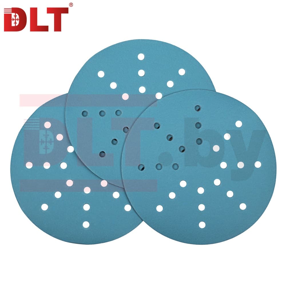 Круг шлифовальный DLT GrandFlex BLUE-CERAMIC, P180, 225мм, 10шт, (на бумаге, керамика и оксид алюминия), арт.3001