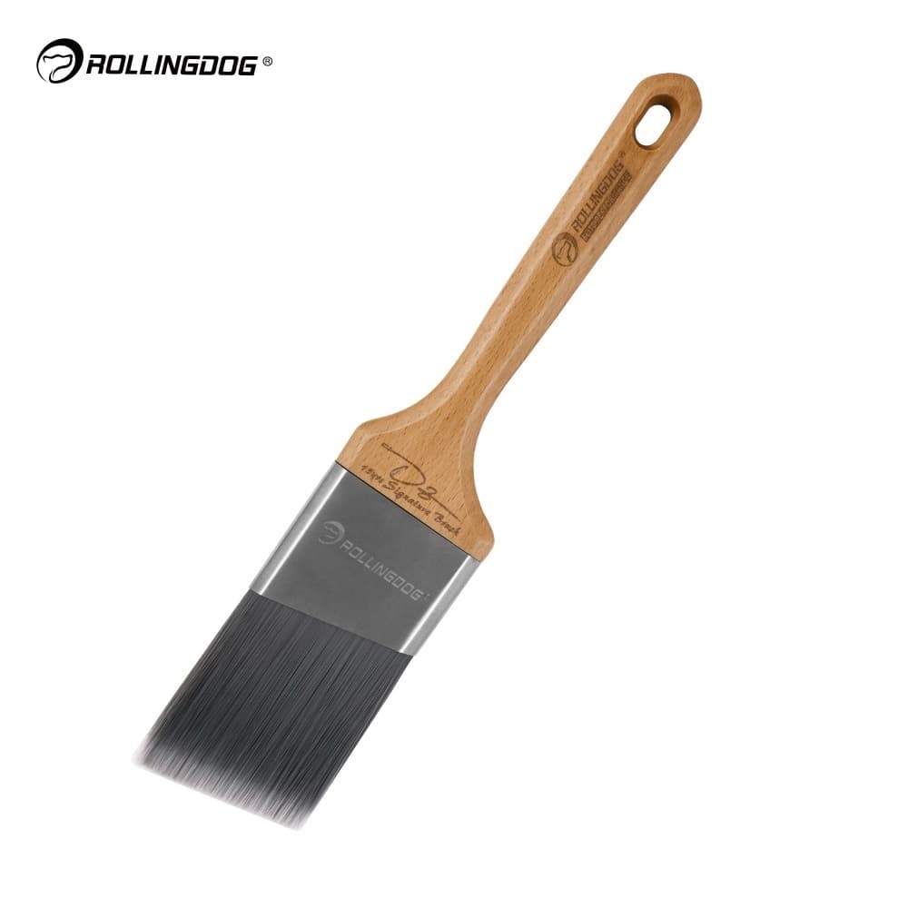 Кисть Rollingdog 63,5мм, угловой срез, нейлон/полиэстер, серия Elite, арт.10697