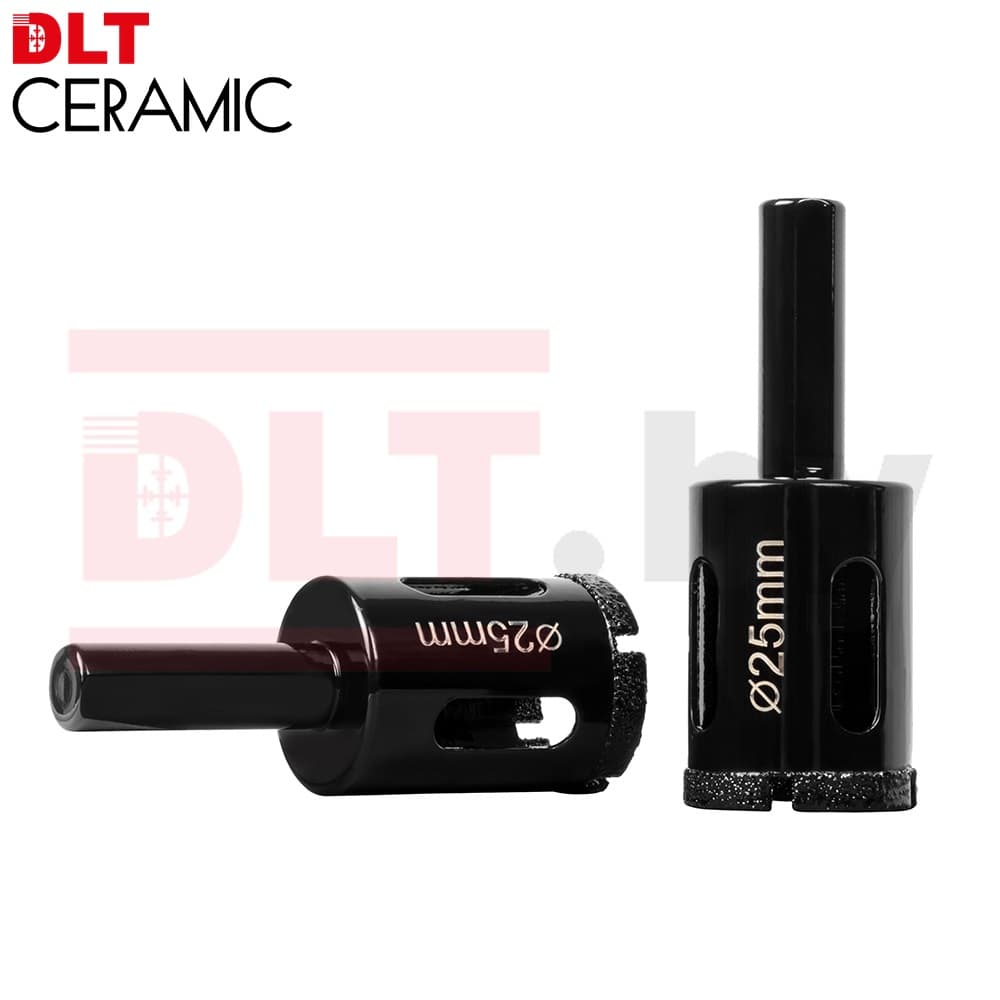 Алмазная коронка по плитке и керамограниту DLT CERAMIC, 25мм, арт.0042