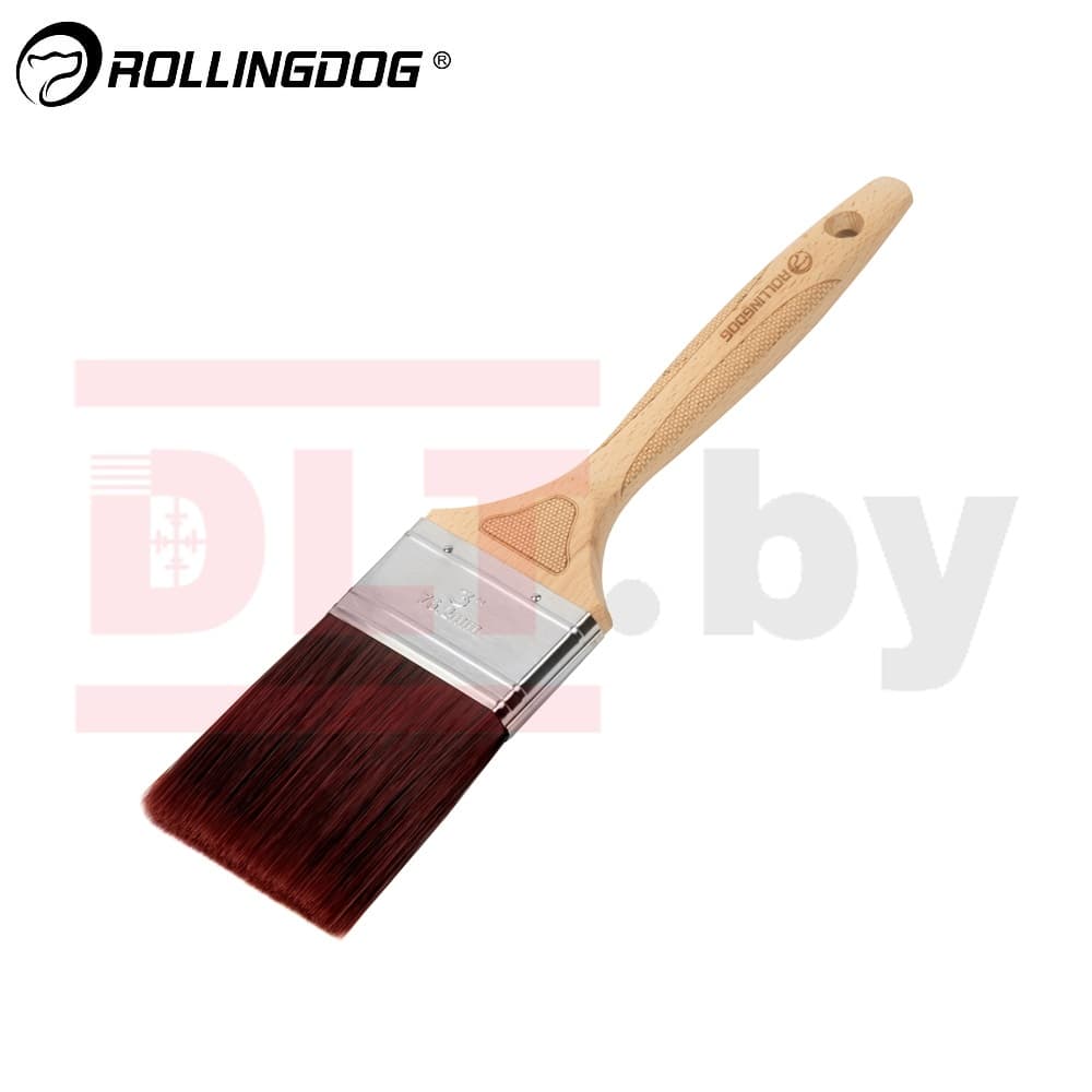 Кисть Rollingdog 75мм, прямой срез, полиэстер, серия Professional, арт.10269
