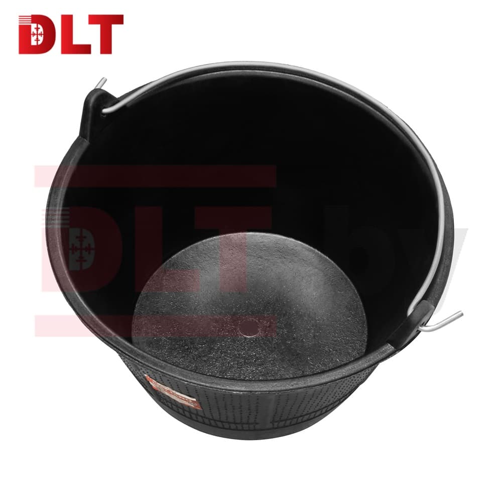 Ведро строительное гибкое, DLT, 10л (факт. 9,8л), тип ITALIANO, арт.2889