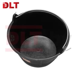 Ведро строительное гибкое, DLT, 10л (факт. 9,8л), тип ITALIANO, арт.2889
