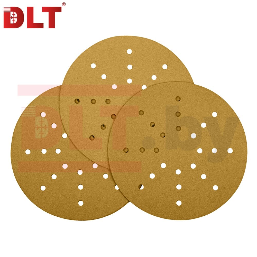 Круг шлифовальный DLT GrandFlex GOLD, P80, 225мм, 10шт, (на бумаге, оксид алюминия), арт.4516