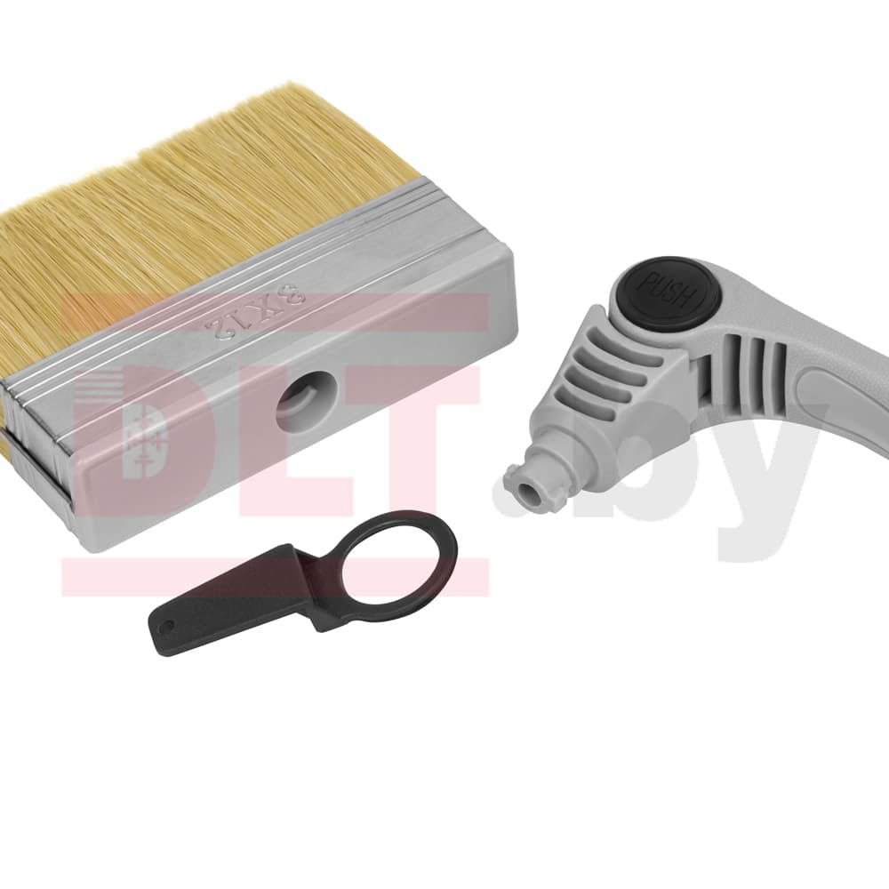 Кисть макловица поворотная Rollingdog PRO-ANGLE 30*120мм, синтетика, арт.10569 - фото 5