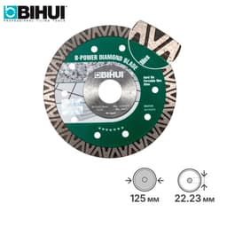 Алмазный диск BIHUI B-POWER, 125х1,4мм, арт.DCCV125