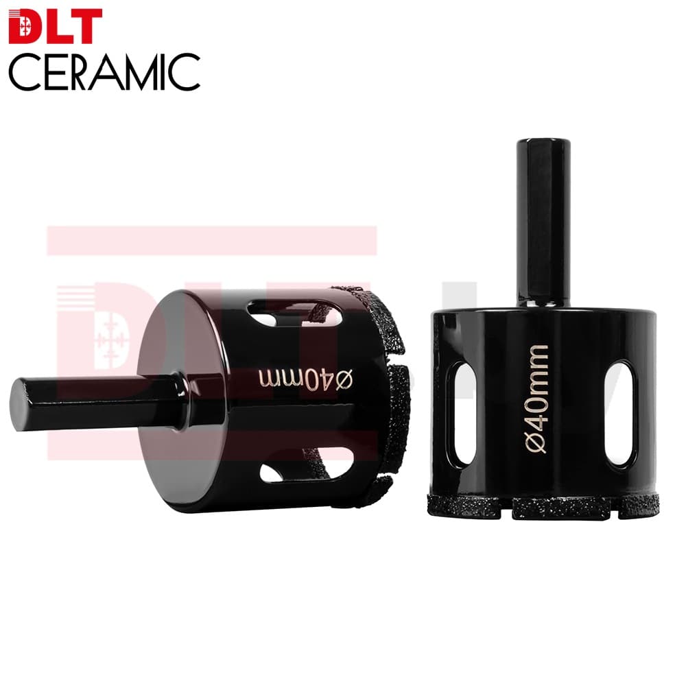 Алмазная коронка по плитке и керамограниту DLT CERAMIC, 40мм, арт.0044