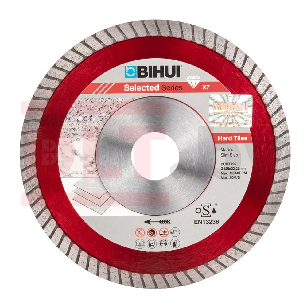 Алмазный диск BIHUI B-TURBO, 125х1,2мм, арт.DCDT125 - фото 5