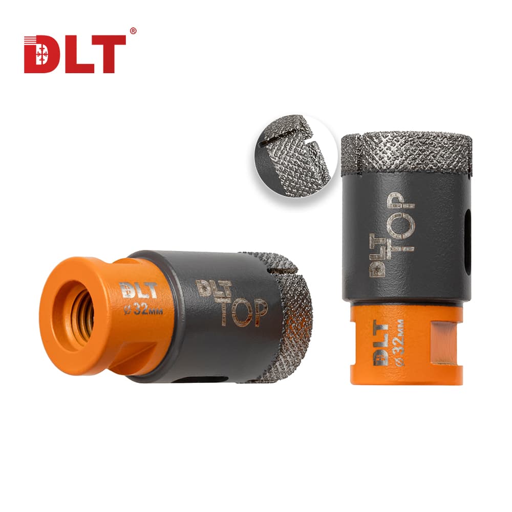Коронка алмазная для керамогранита и камня DLT TOP, 32мм, арт.2098