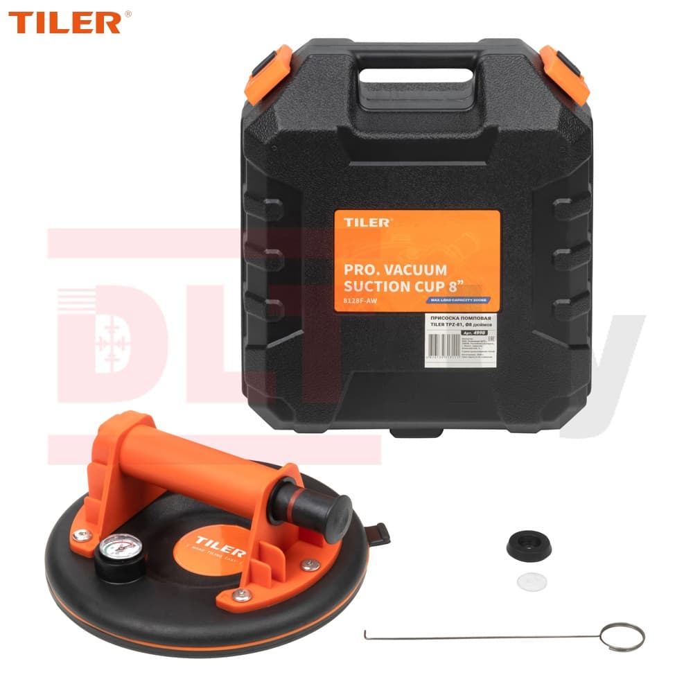 Присоска помповая Tiler TPZ-81, Ø8 дюймов, арт. 4990