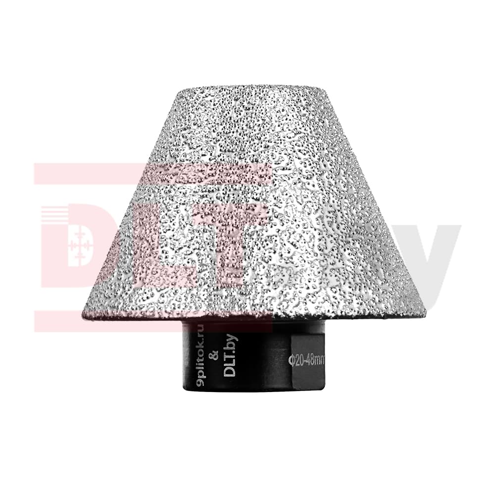 Конусная алмазная фреза CERAMIC PRO cone 20-48мм, DLT&amp;amp;9plitok, арт.0370 - фото 3