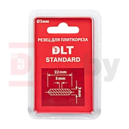 Роликовый резец для плиткореза DLT Ø22мм, посадка 5мм, серия Standard, арт.1161 - фото 4